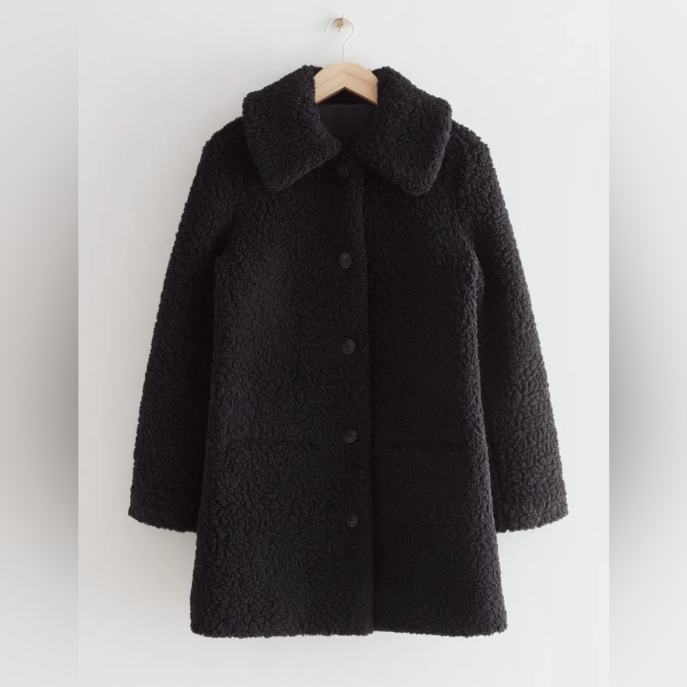 & Other Stories Faux Shearling Coat
